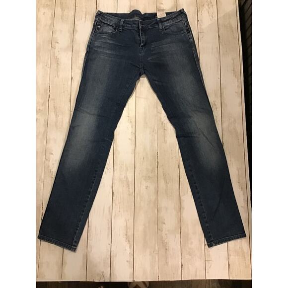 AJ | Armani Jeans Y2K Embellished Bling Straight Leg Denim - 100% Cotton Sz 31 - Picture 5 of 11